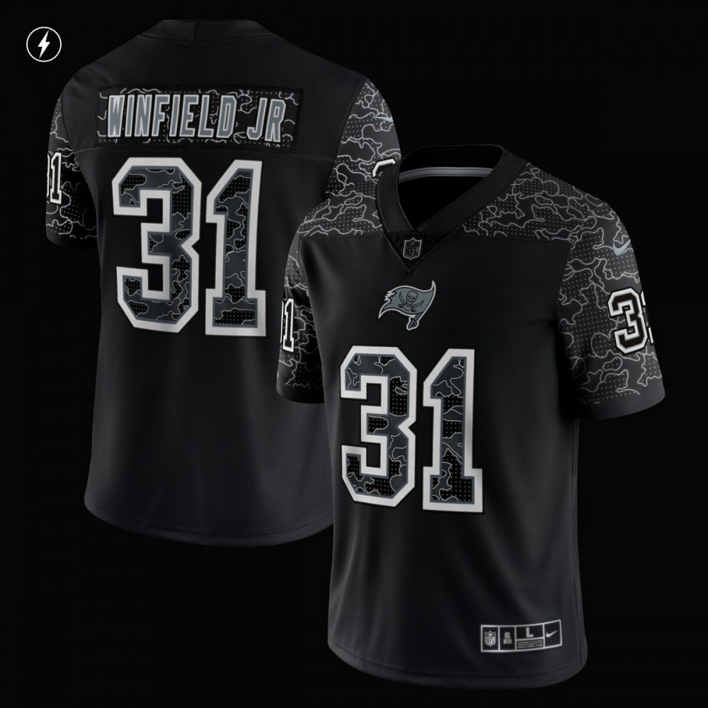 Antoine Winfield Jr. Tampa Bay Buccaneers Nike RFLCTV Limited Jersey - Black-GridironStore